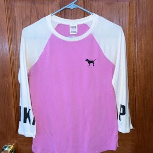 Pink long sleeve shirt
